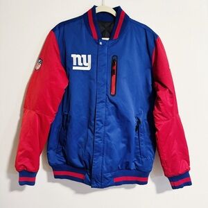 NFL On Field Apparel X Nike - Reversible New York Giants Bomber Jacket
